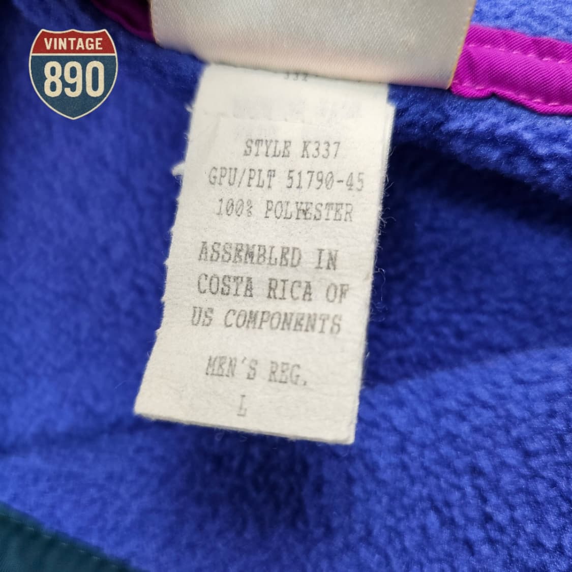 [L] L.L.Bean 엘엘빈 90s 하프 스냅 후리스 상품이미지6
