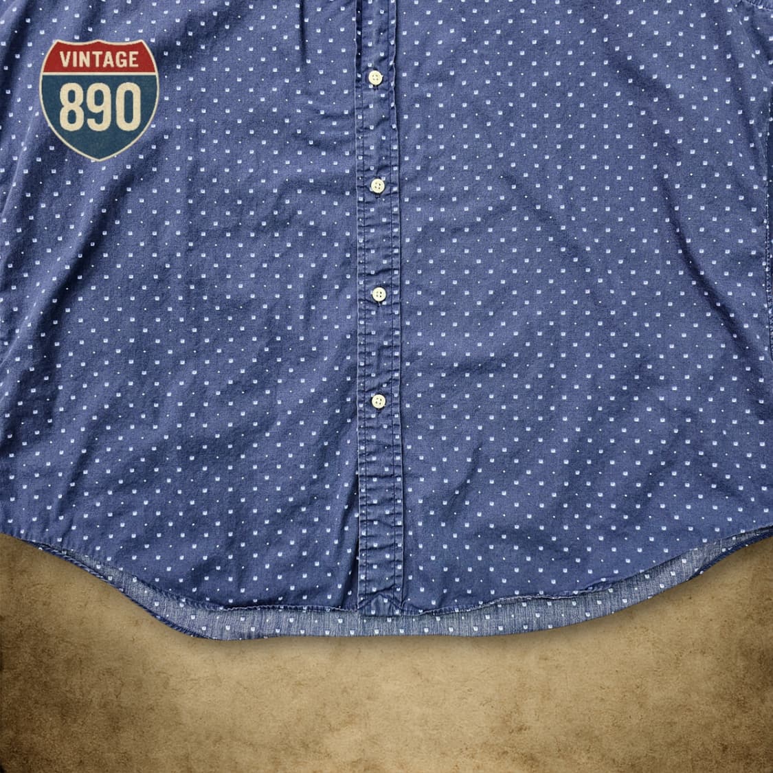 [XL] POLO 폴로 랄프로렌 도트패턴 클래식핏 셔츠 상품이미지3