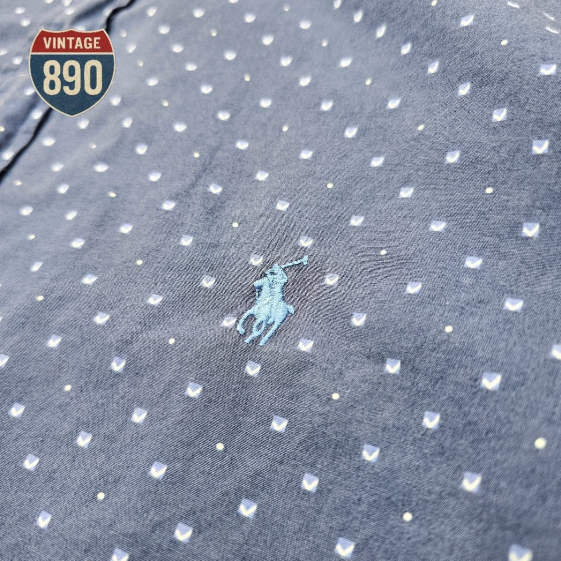 [XL] POLO 폴로 랄프로렌 도트패턴 클래식핏 셔츠 상품이미지4