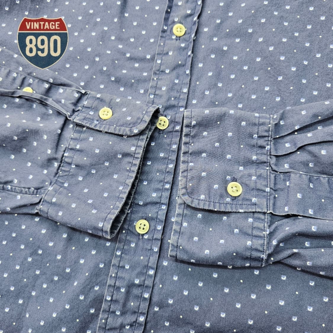 [XL] POLO 폴로 랄프로렌 도트패턴 클래식핏 셔츠 상품이미지5