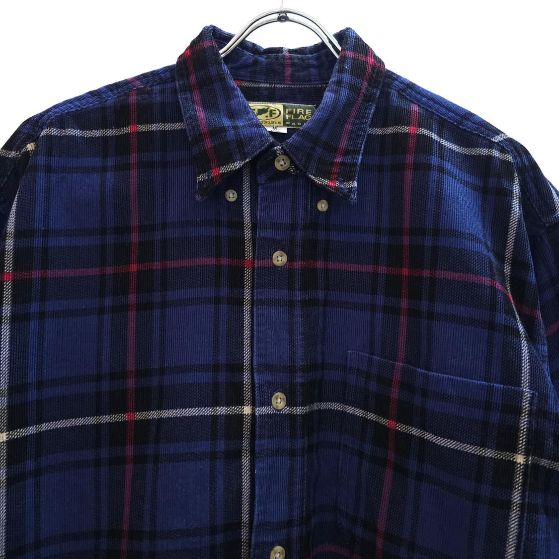 FIRE FLAG  플란넬 잔골덴 체크셔츠 상품이미지2