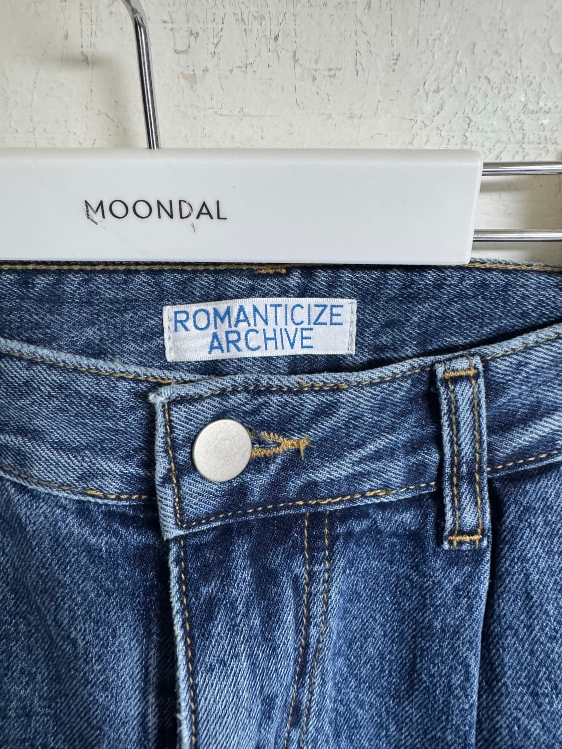 여성 로맨티사이즈 다트핀턱데님 중청m 상품이미지7