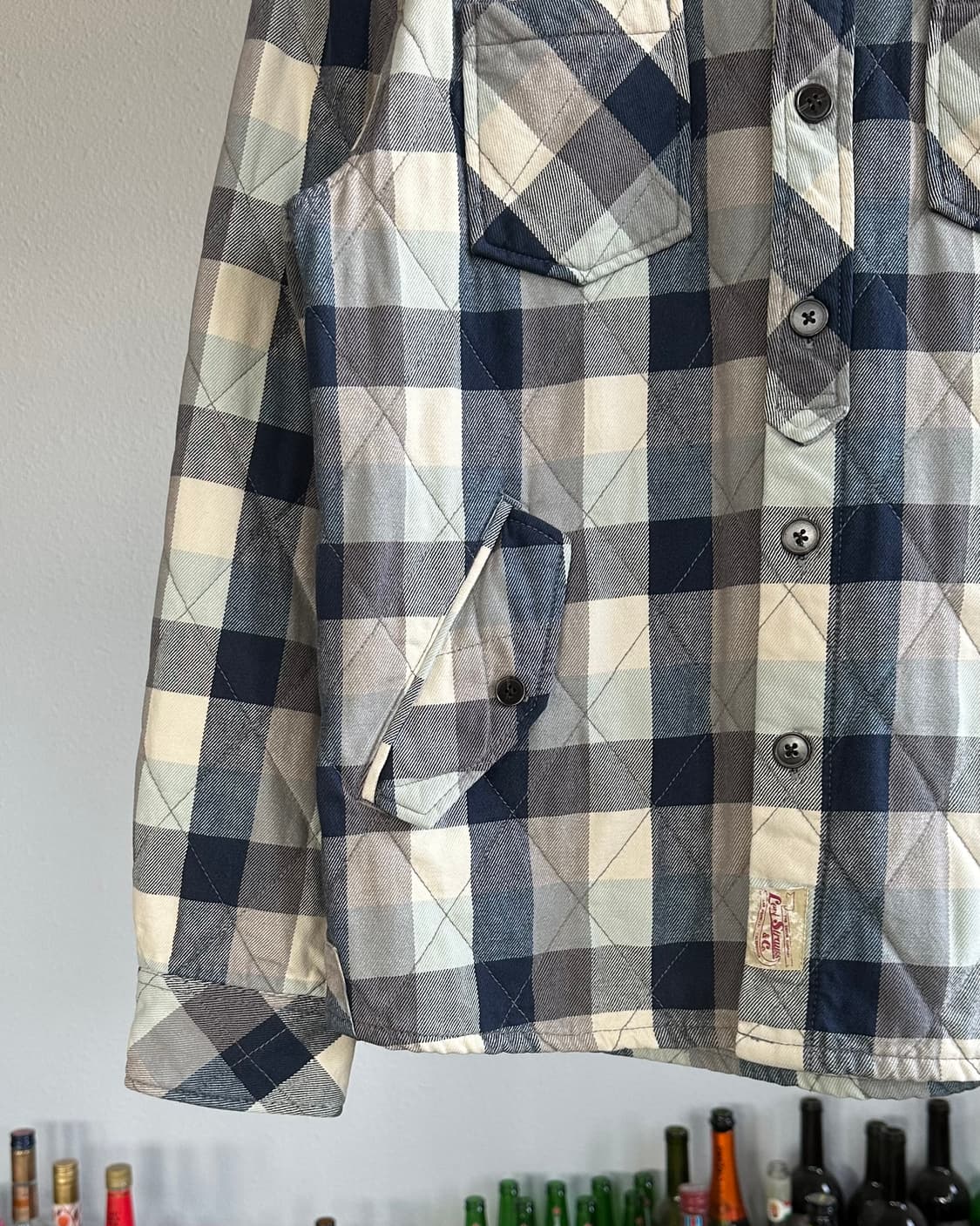 [XL]리바이스 Levi's 플레이드 패디드 셔츠 자켓 상품이미지3