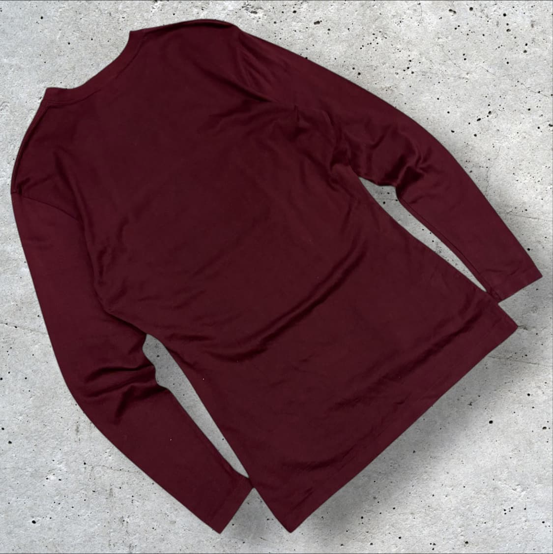 Ys for living 요지야마모토 긴팔티셔츠 버건디 C166 상품이미지2