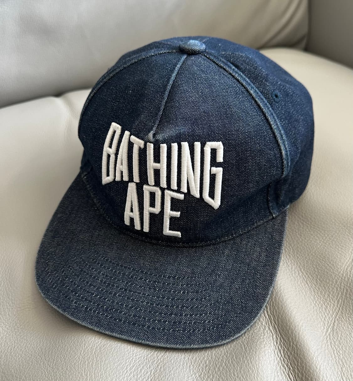 베이프 데님 스냅백 모자 캡 상품이미지1