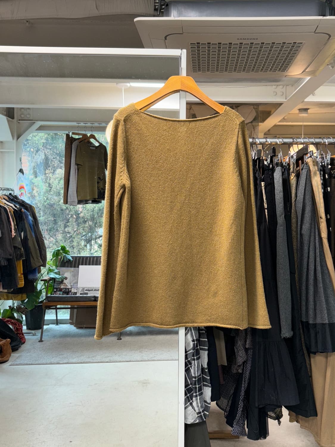 코데즈 컴바인 할리 데이비슨 절개 니트 상품이미지2