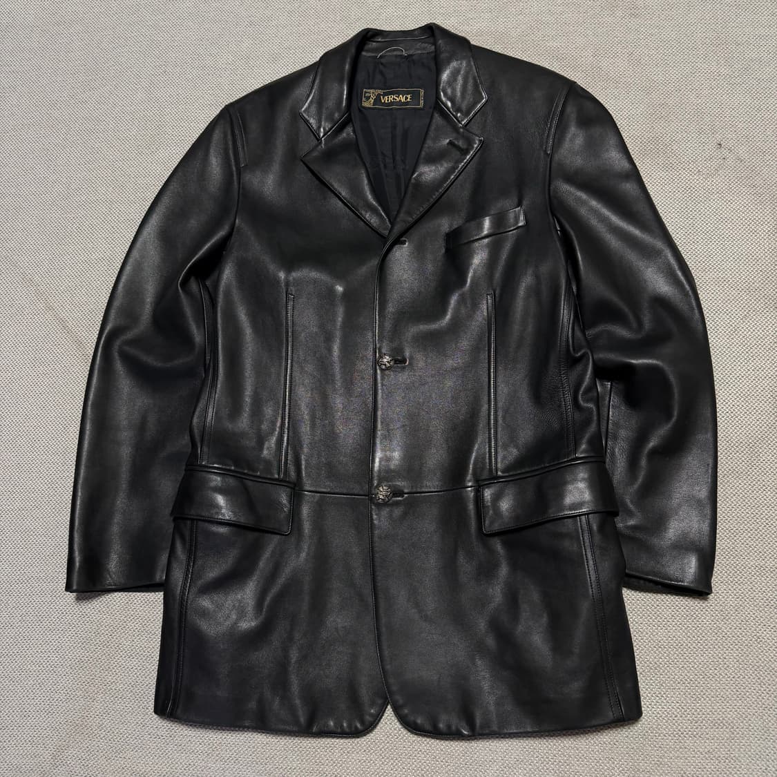 베르사체(VERSACE) 램스킨 양가죽 블레이저 (정품) 상품이미지1
