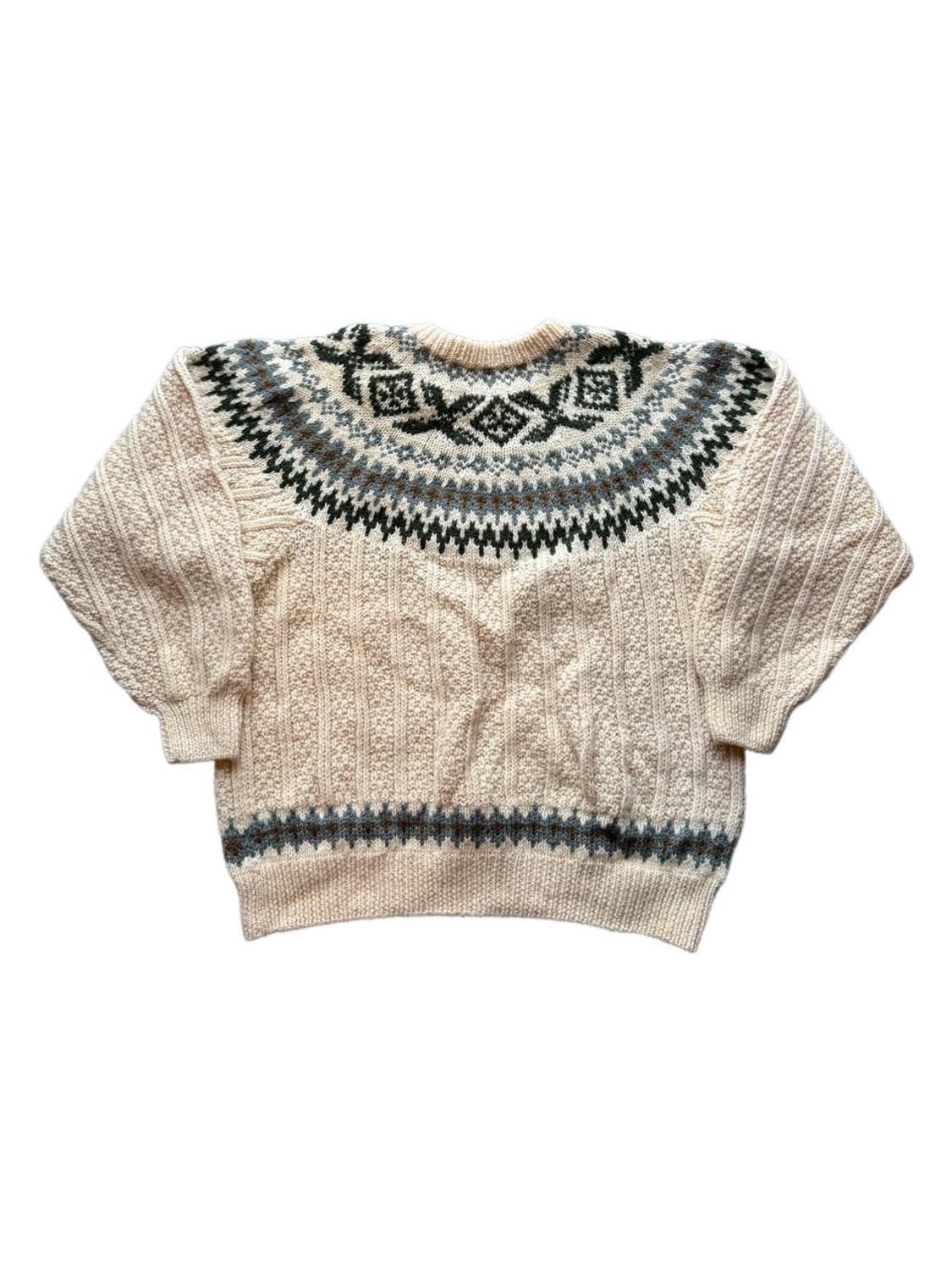 Jacquard House nordic wool sweater 상품이미지2