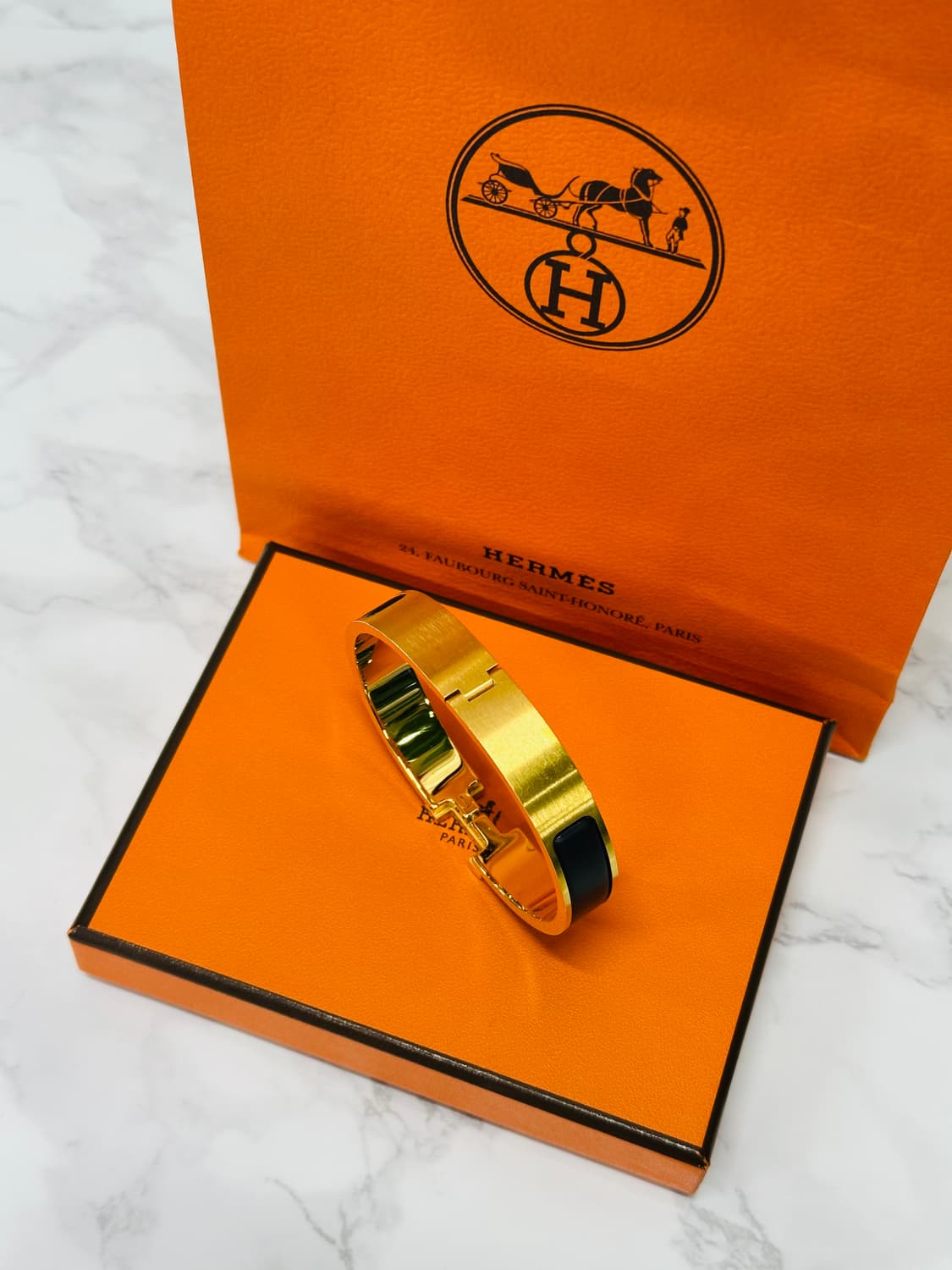 [정품] 에르메스 클릭아슈 T5 금장 누아메트 상품이미지3