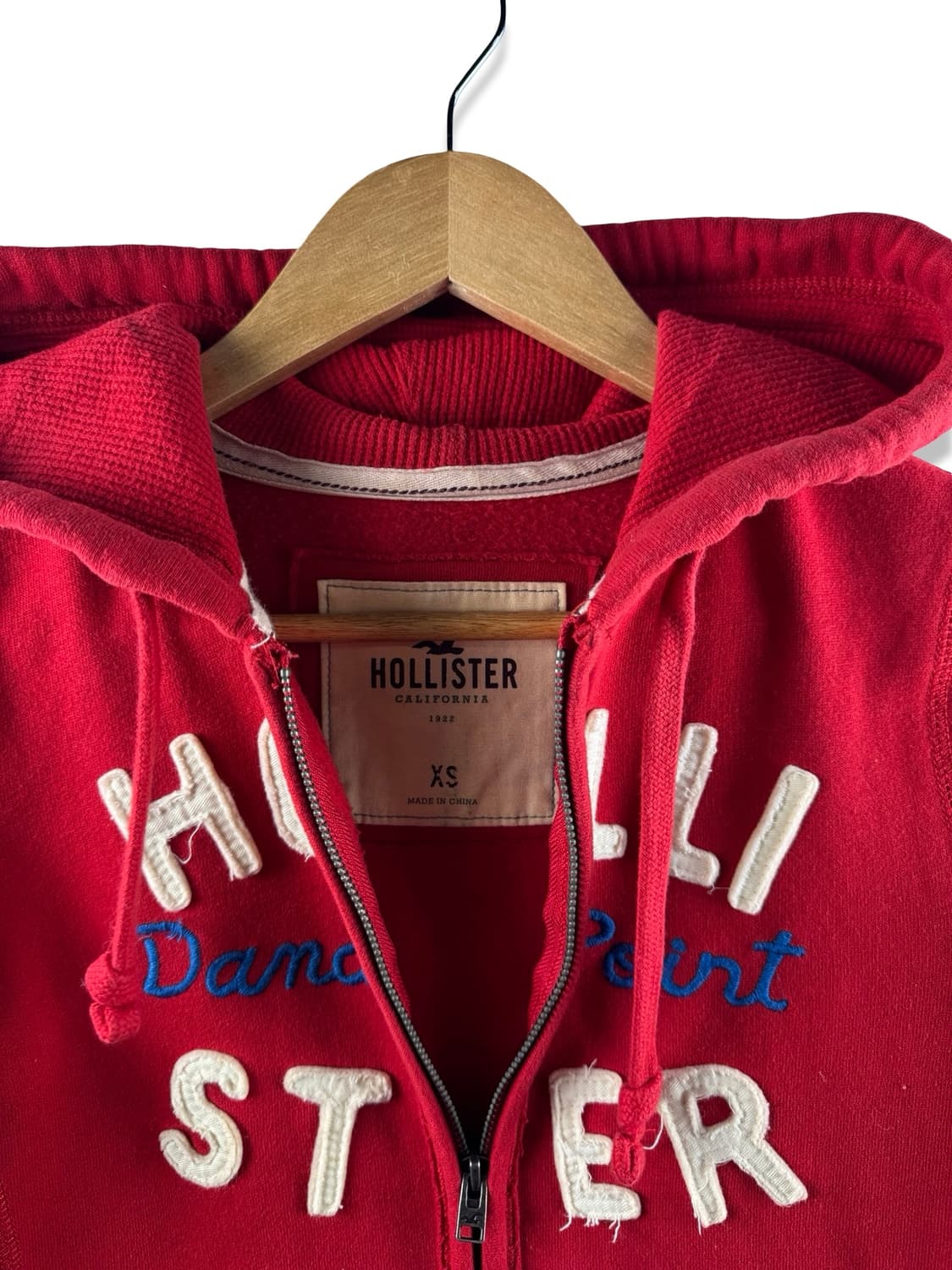홀리스터 레드 딱붙 후드집업2006 상품이미지3