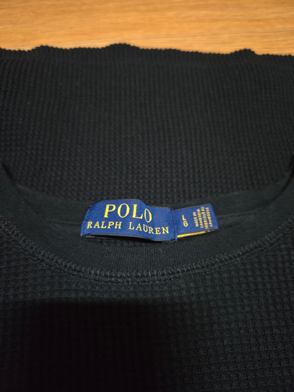 폴로 랄프로렌 여성 와플 롱슬리브 티셔츠 상품이미지5