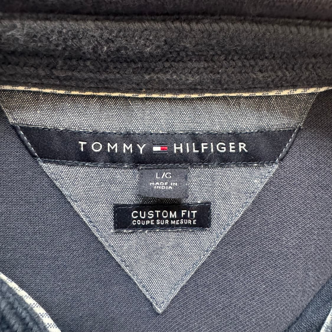 TOMMY HILFIGER 일본빈티지 카라티 타미힐피거 L 100 상품이미지5
