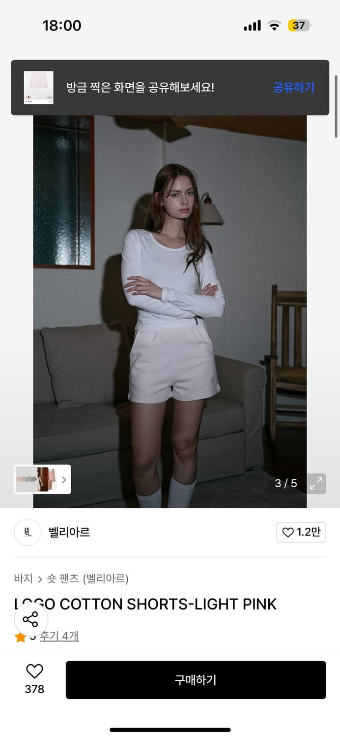 새상품 벨리아르 로고 코튼 팬츠 바지 상품이미지2