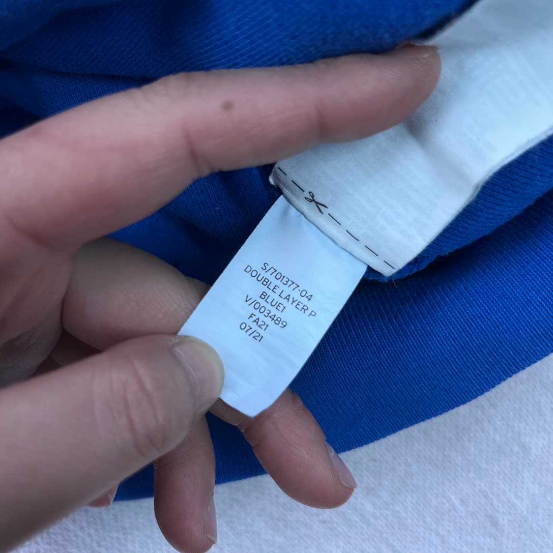 100 이지 갭 퍼펙트 블루 후드티 상품이미지5