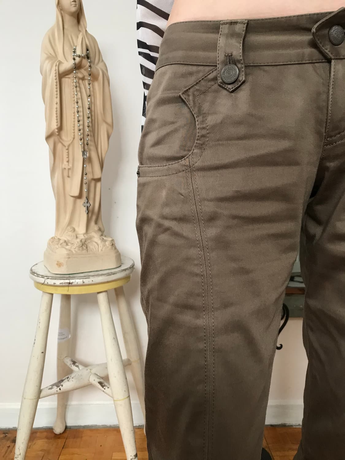 vintage lace up pants (28inch) 상품이미지7