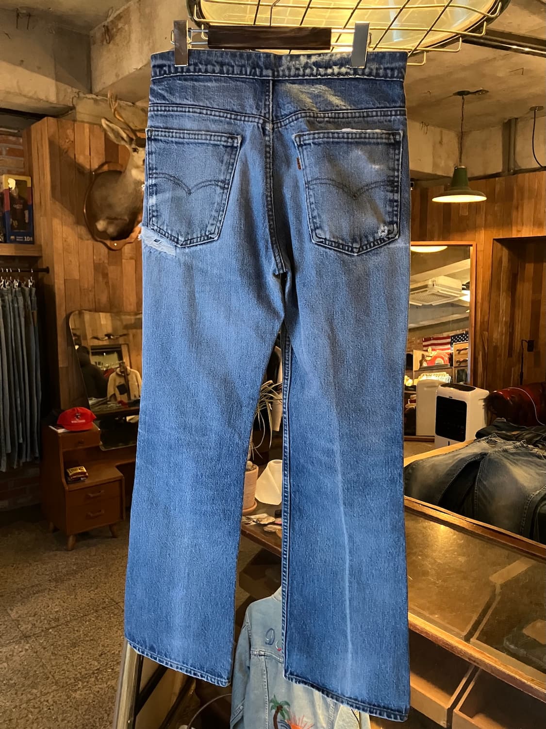80s USA 빈티지 리바이스 517 부츠컷 데님 팬츠 상품이미지5