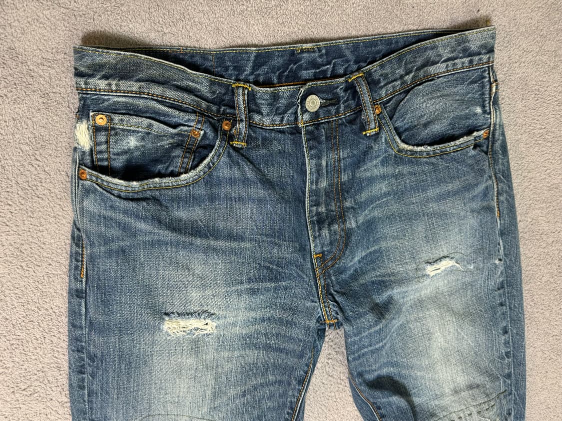 LEVIS 리바이스 빈티지 워싱 데미지 데님 청바지 / 86 상품이미지2