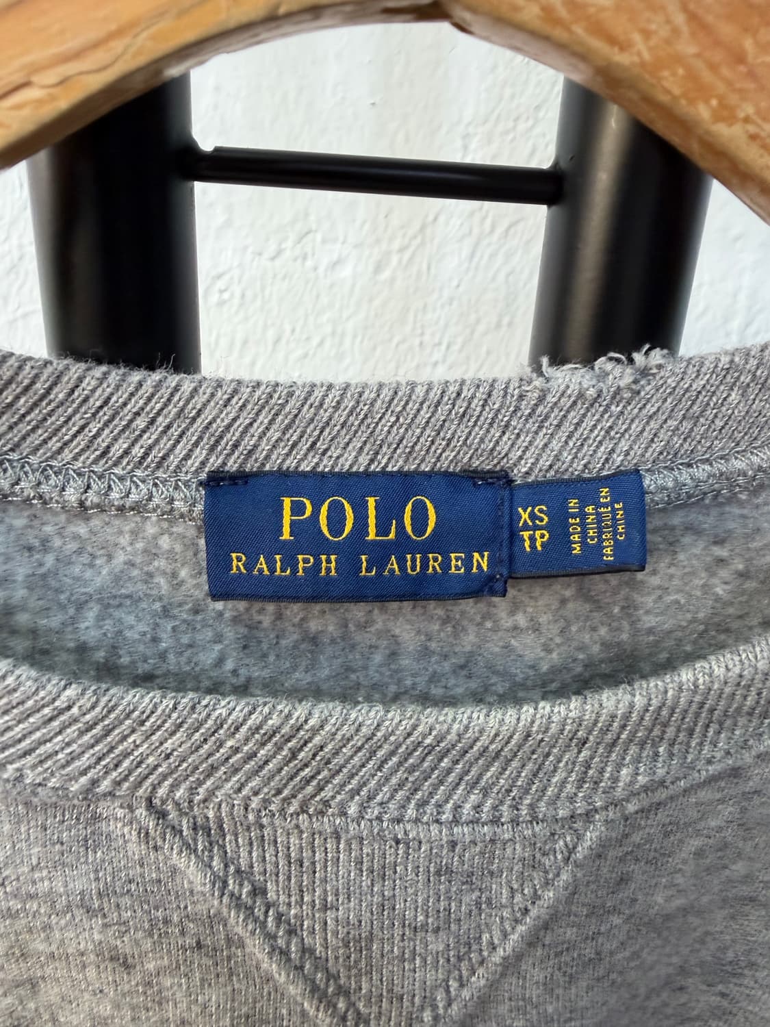 정품) 폴로랄프로렌 여성 오버핏 크로스스티치 베어 맨투맨 XS 상품이미지6
