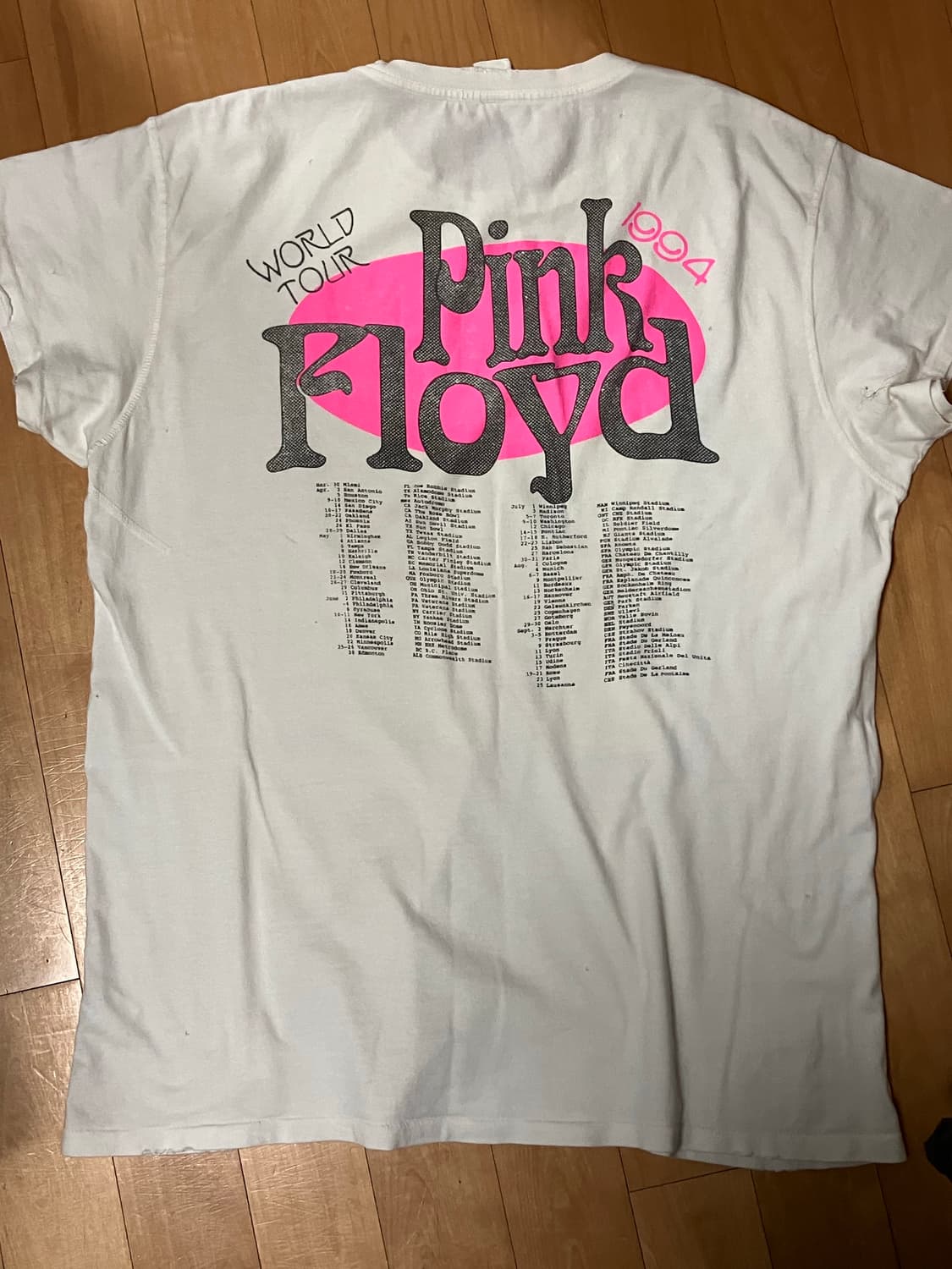 메이드원 밴드티 핑크플로이드 2xl 상품이미지2