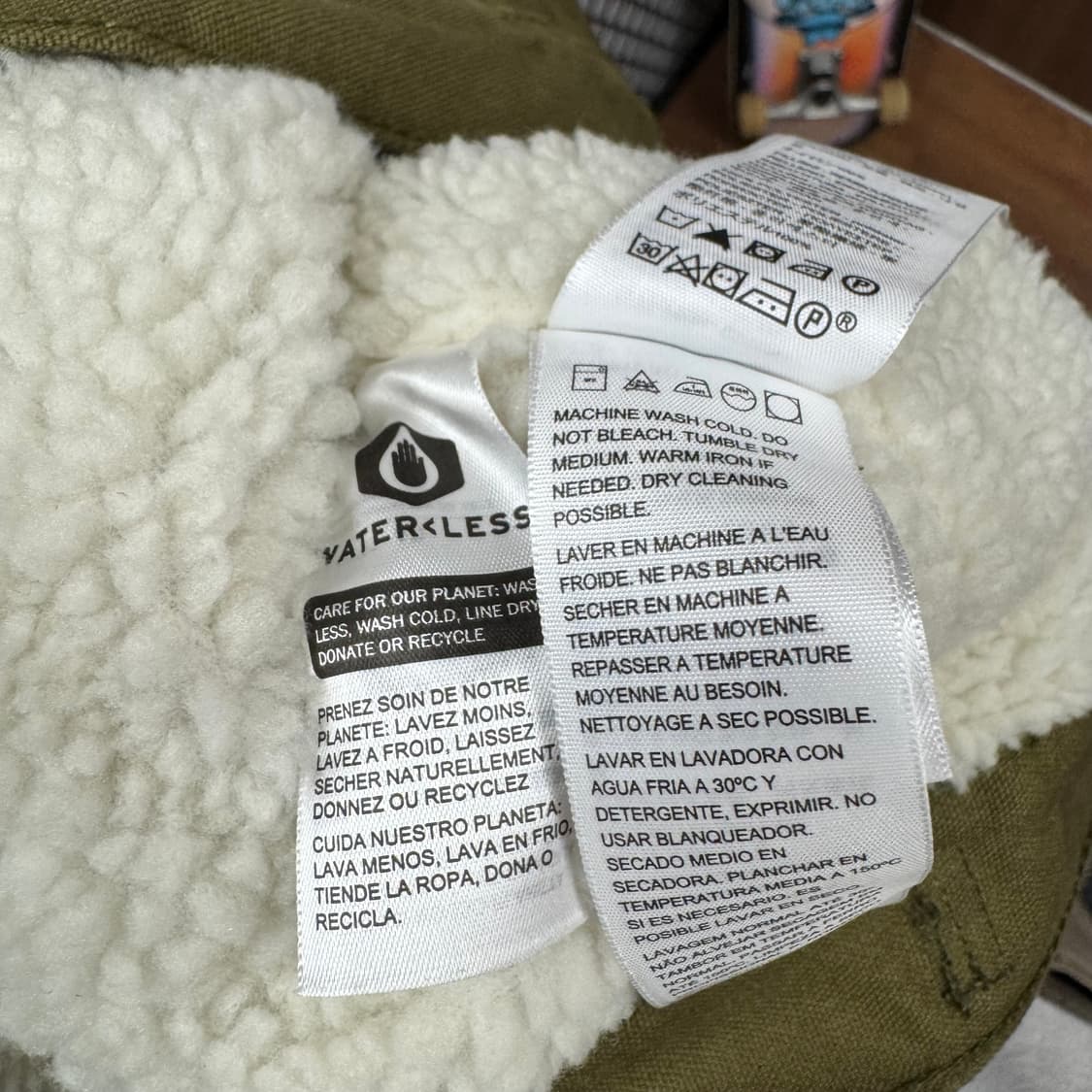 리바이스 타입 3 쉐르파 코듀로이 트러커 자켓 카키 M 상품이미지7