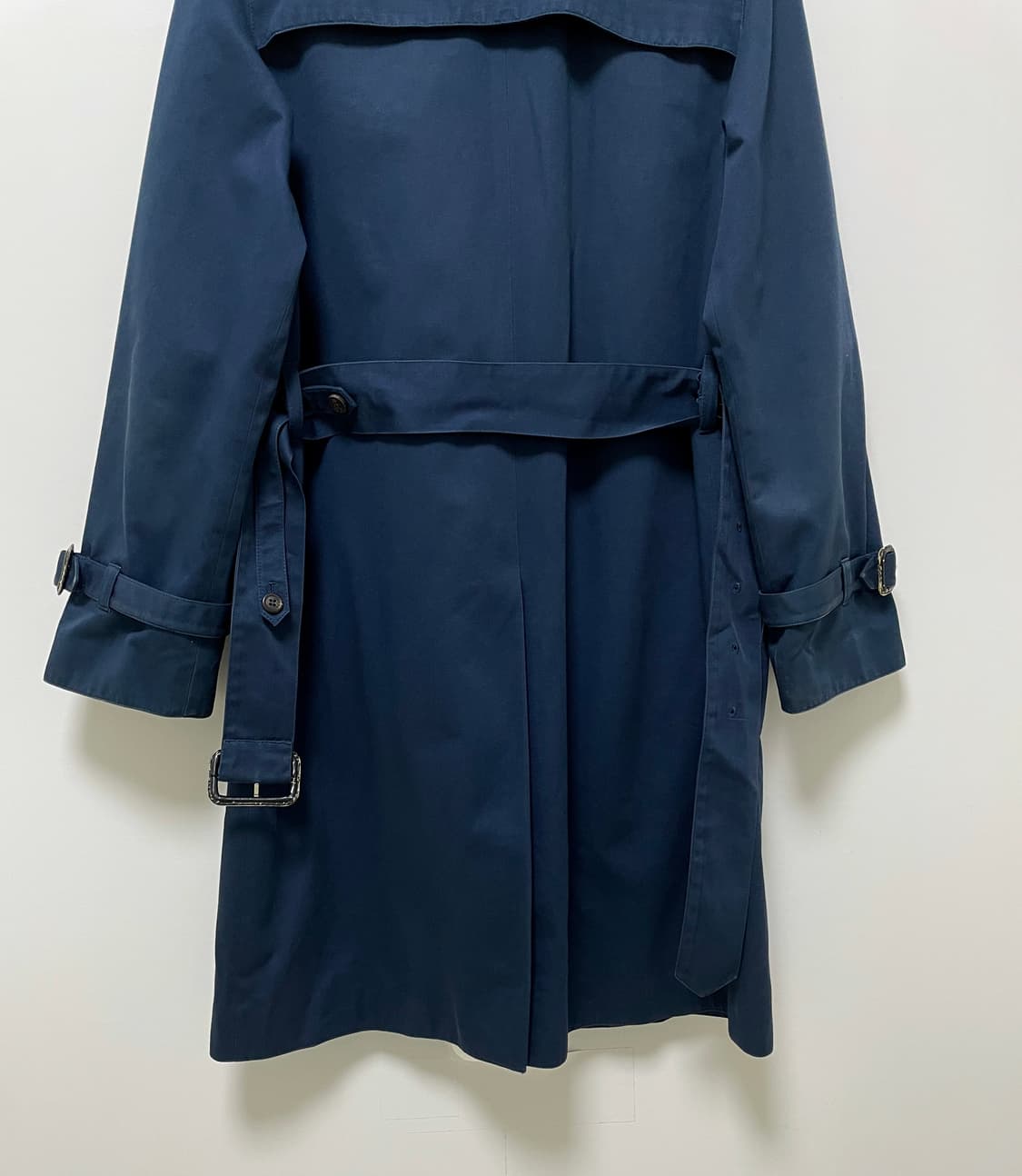 A.P.C. 아페쎄 클래식 더블 트렌치 코트 네이비 34 상품이미지3