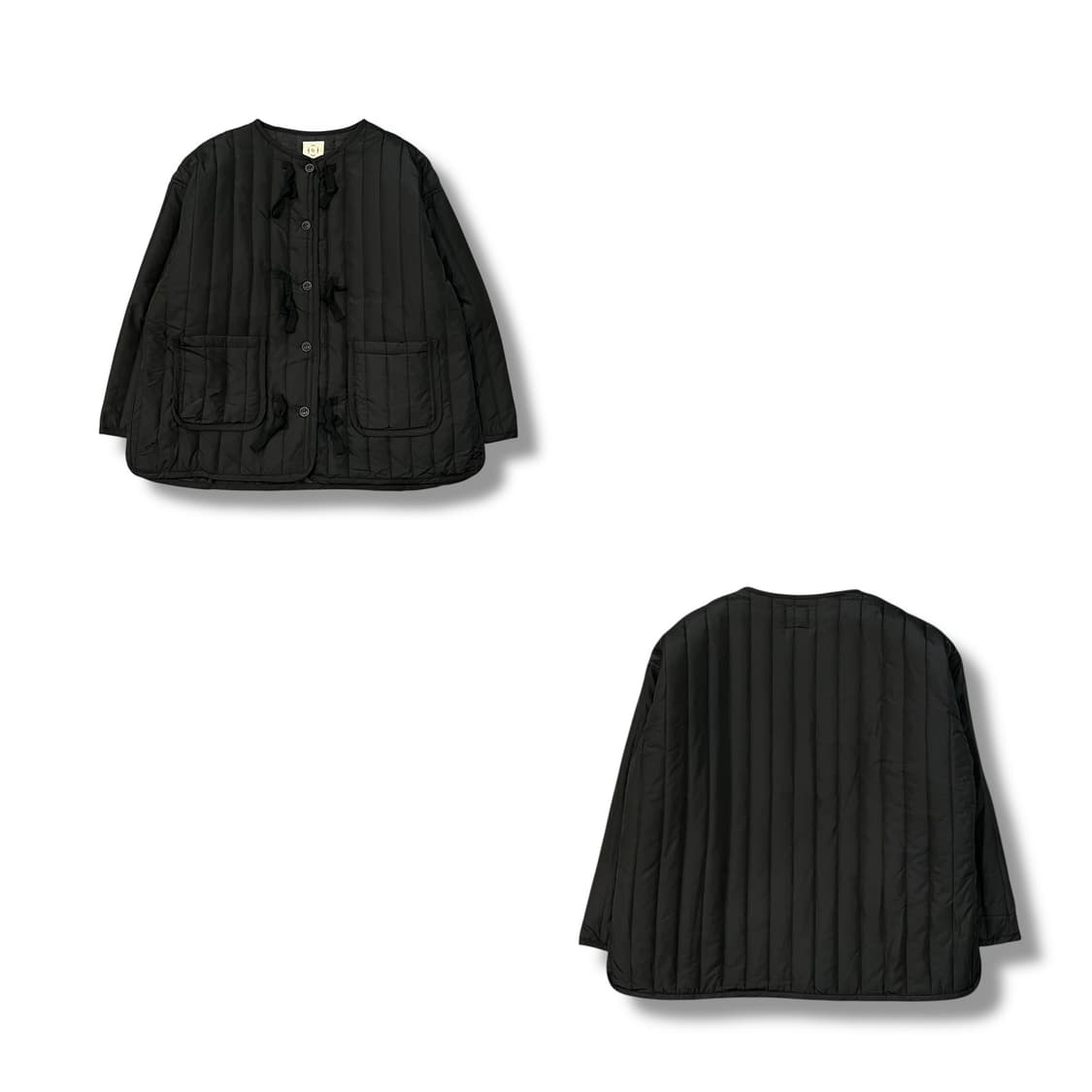  사만사모스2 패디드 논카라 자켓 y14349 상품이미지1