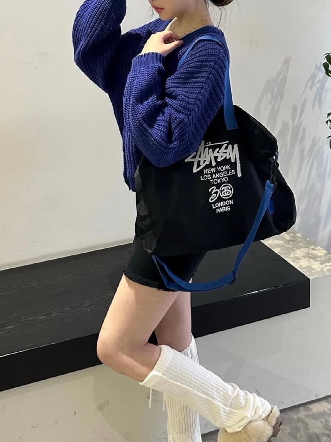 스투시 숄더백 크로스백 잡지부록 정품 상품이미지1