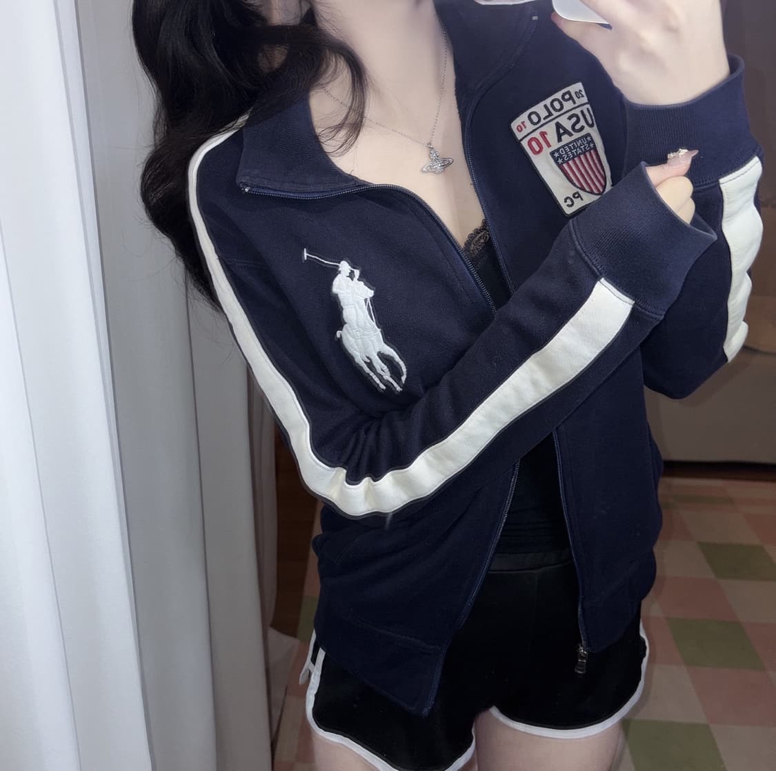 🐰폴로 랄프로렌 빅포니 usa 성조기 희귀매물 집업🪽 상품이미지2