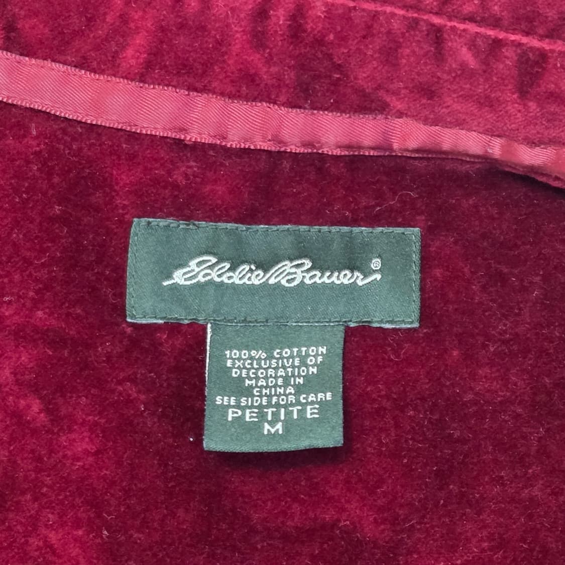 Eddie Bauer 에디 바우어 빈티지 벨벳 셔츠 상품이미지7