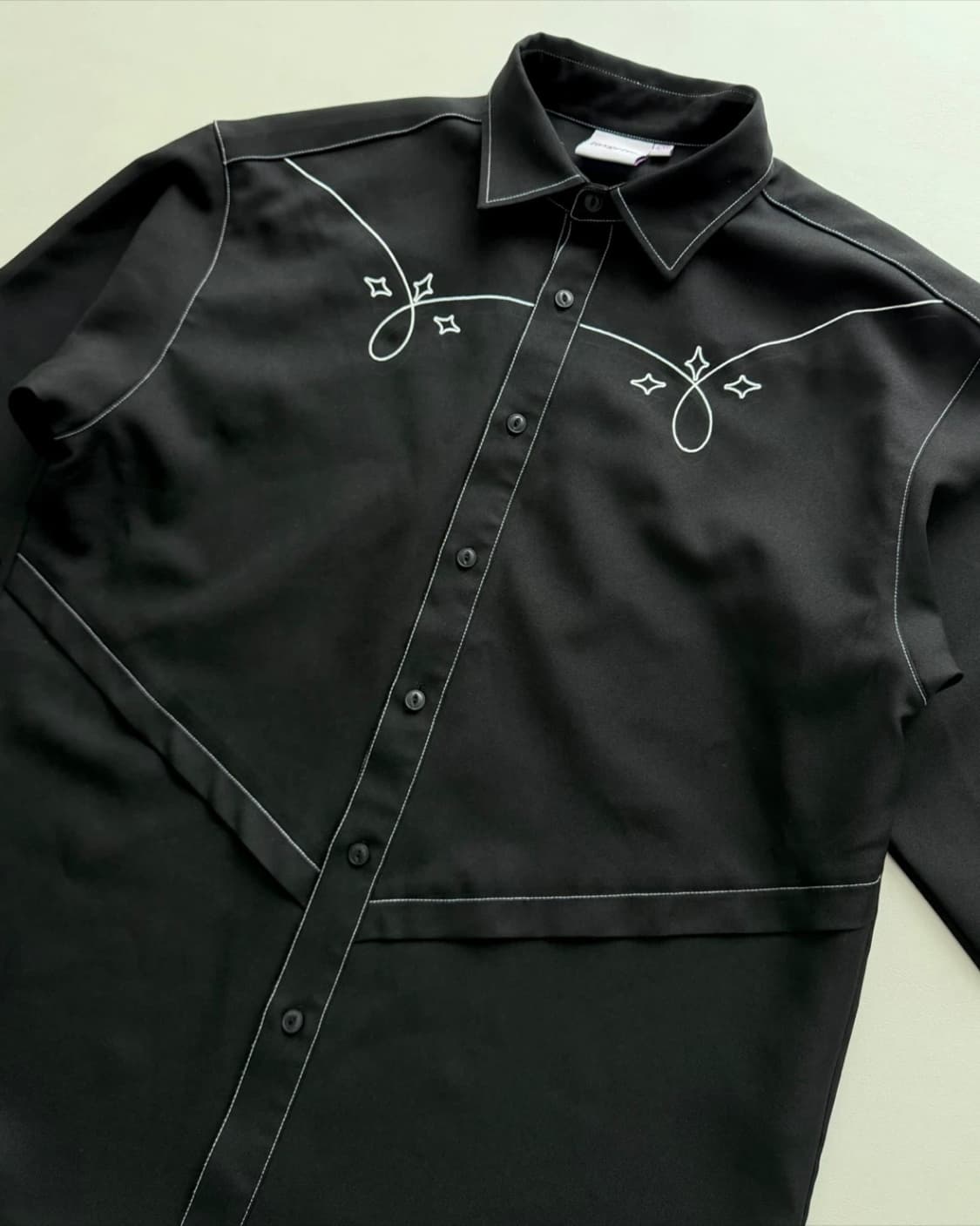 targetto 타게토 웨스턴 슬릿 셔츠 상품이미지2