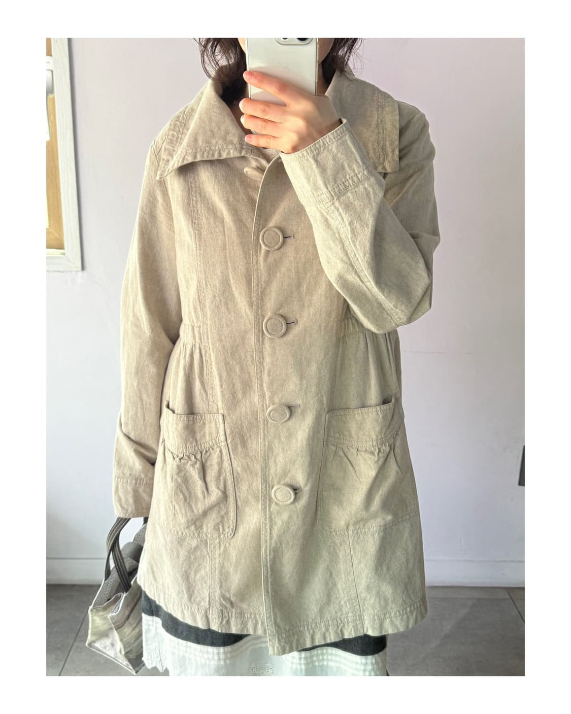 카라 자켓 봄아우터 일본빈티지  상품이미지4