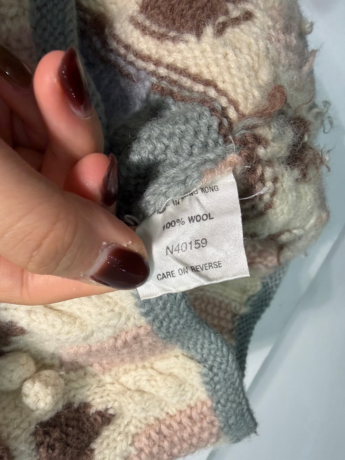 wool 100% 니트 F 울100% 상품이미지7