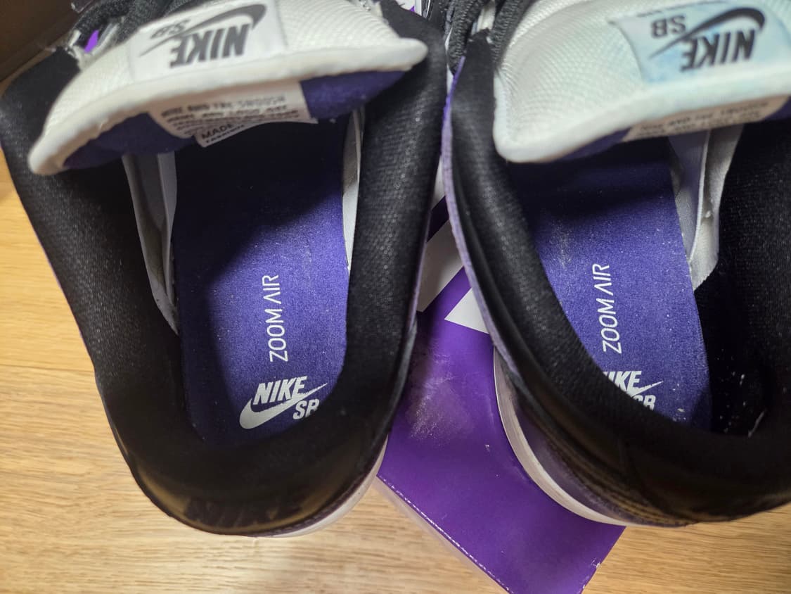 나이키 SB 덩크 로우 '코트 퍼플' (265) 상품이미지5