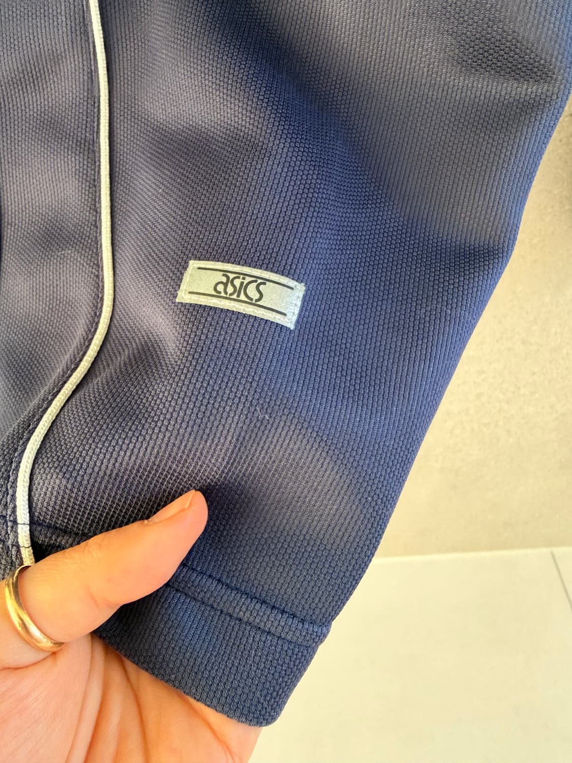 아식스 남자 츄리닝 바지 네이비 핏이예뻐요 상품이미지3