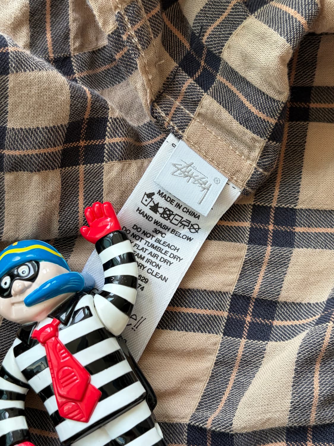 Stussy 스투시 소노마 플레이드 셔츠 탄 M (103) 상품이미지8