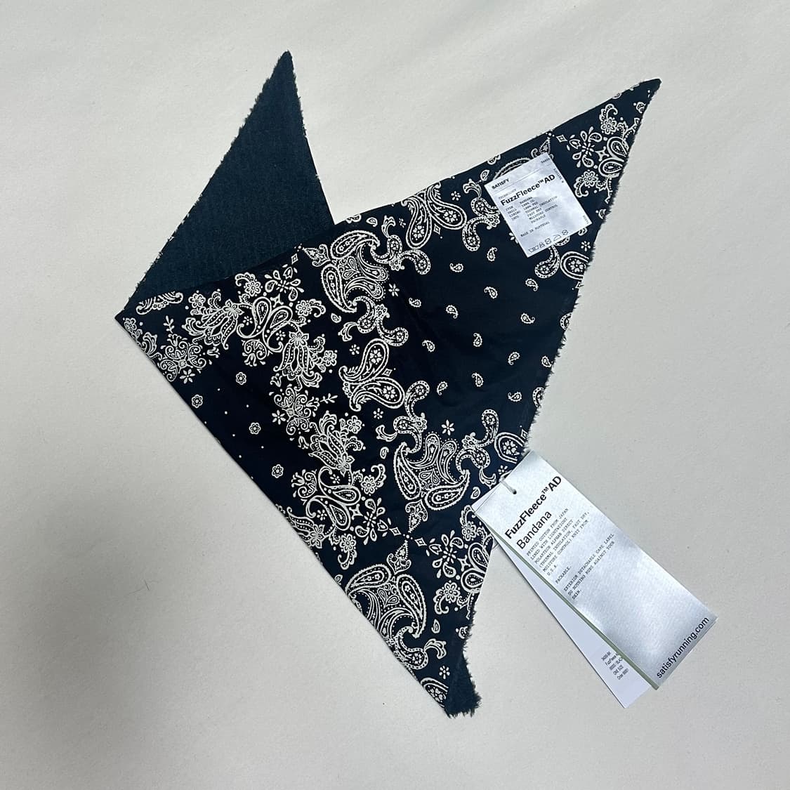 새티스파이 퍼즈플리스 AD 반다나 블랙 상품이미지2