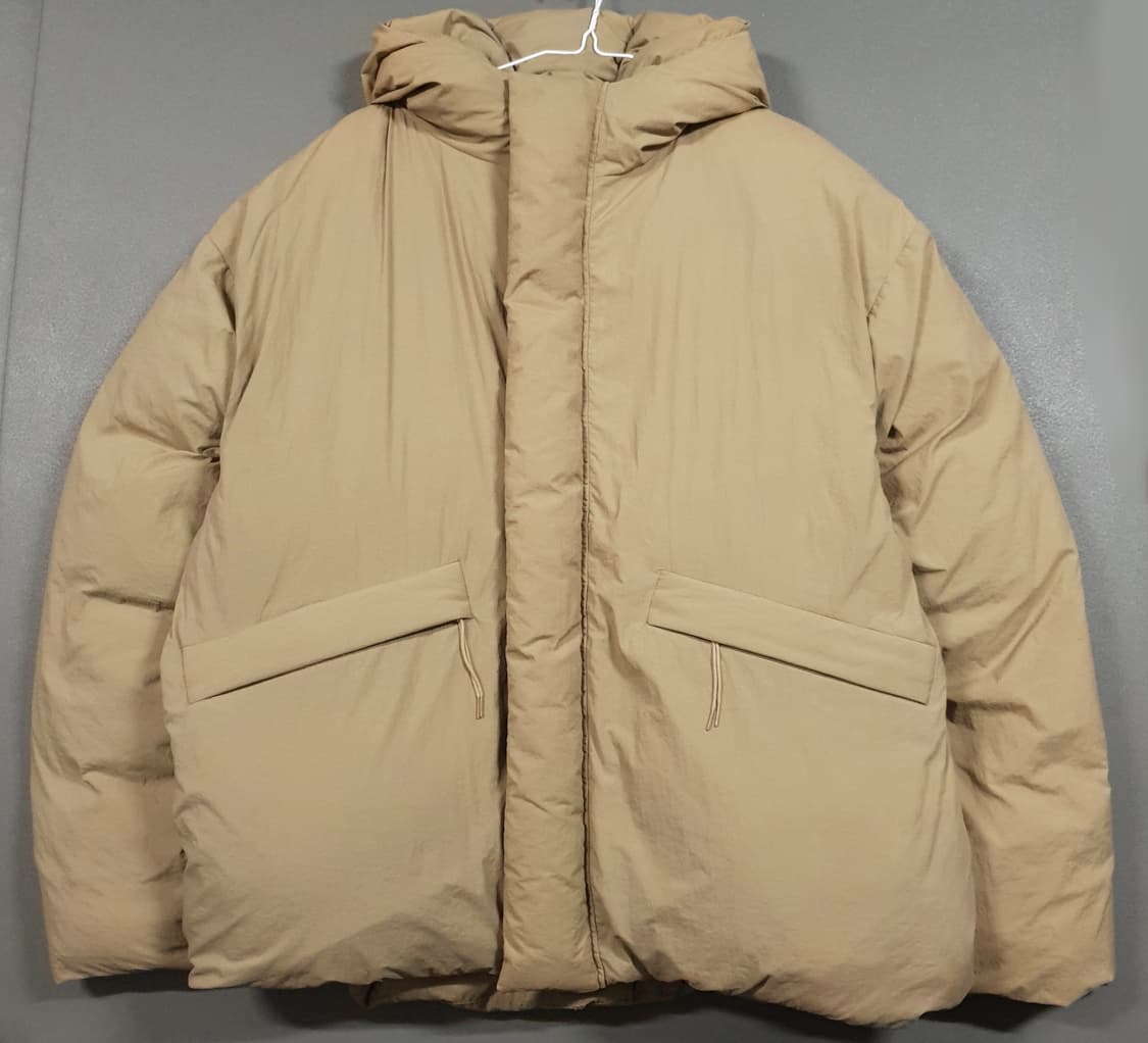 토마스모어 신형 22FW 로빈 후드 덕다운 오버핏 패딩 점퍼 아몬드베이지 상품이미지3