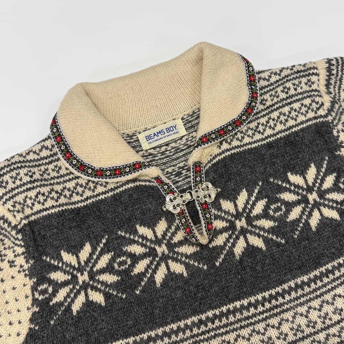 Beams Boy nordic fairisle sweater 상품이미지5