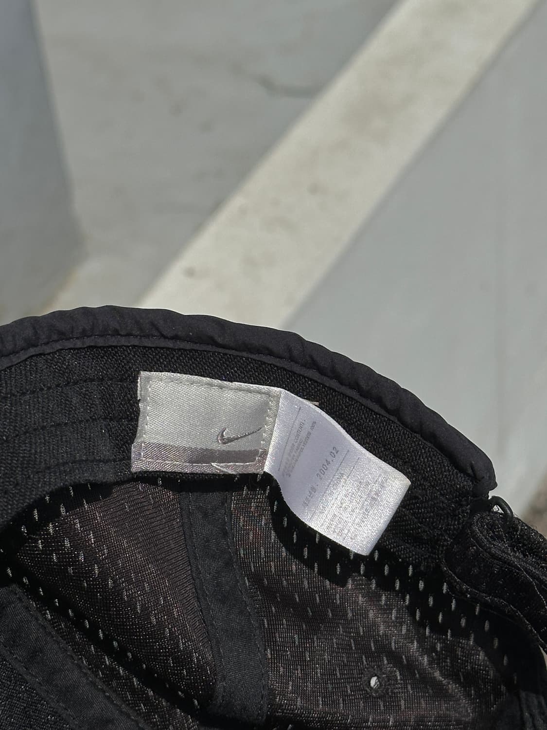 [M-L] 00s 나이키 빈티지 블랙 메쉬 볼캡 모자 상품이미지6