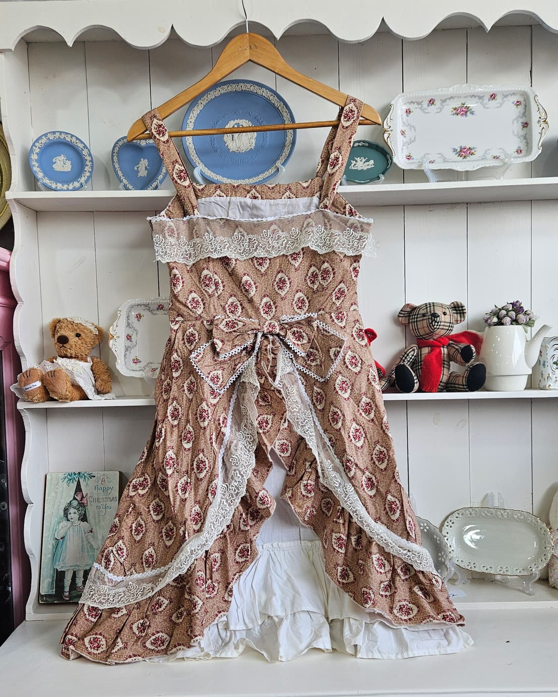 레이스 레이어드 원피스 상품이미지1