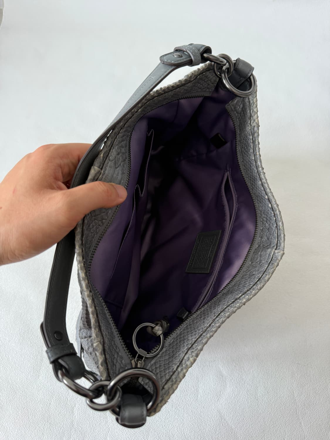 코치(COACH) 파이톤 패턴 숄더백 상품이미지6