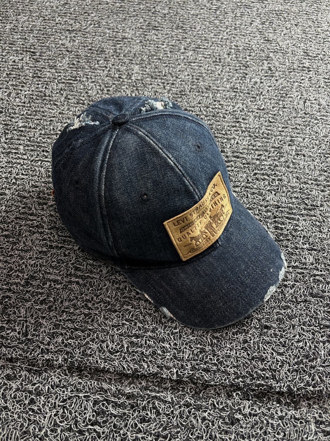 리바이스 클래식 패치 빅로고 데님 볼캡 3957 상품이미지1