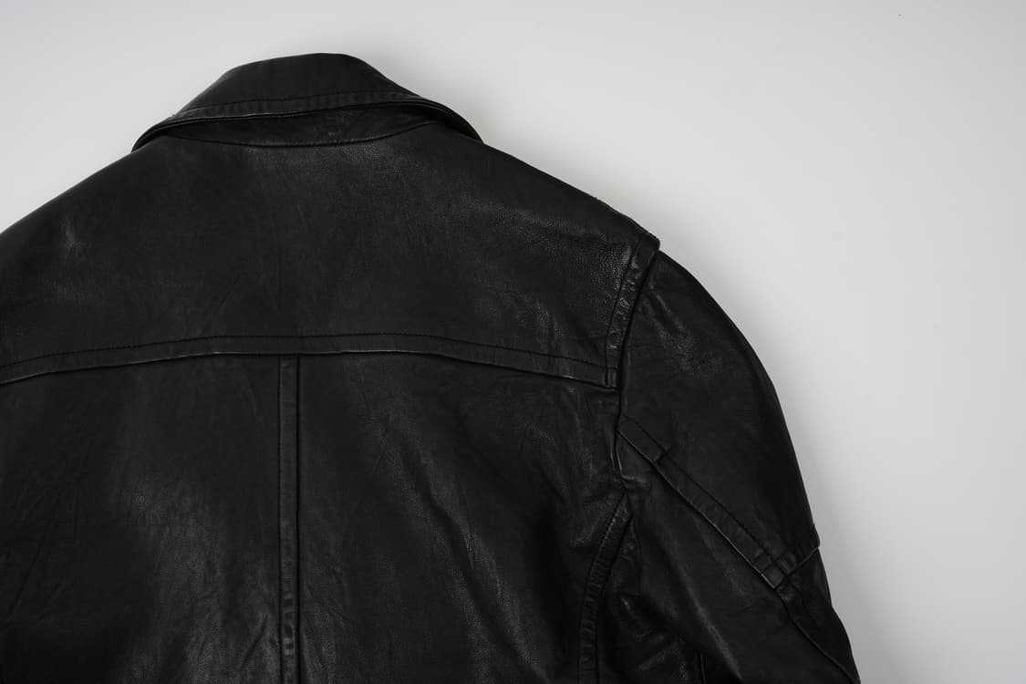 [A][100]베지터블 워싱 라이더 자켓 상품이미지7