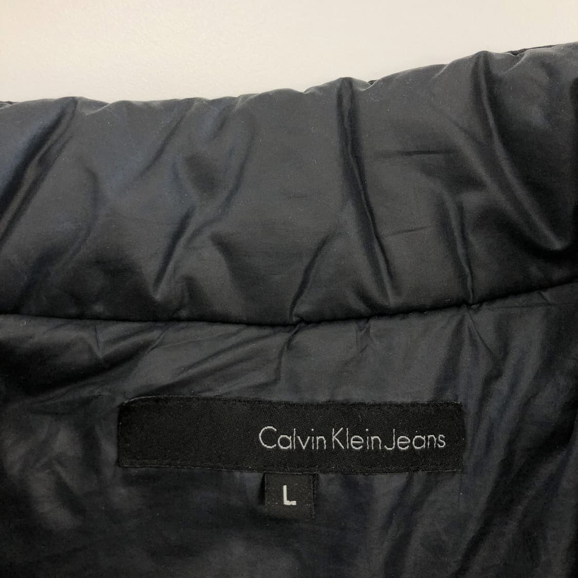 ck 캘빈클라인 퀄팅 라이더패딩 L 상품이미지5