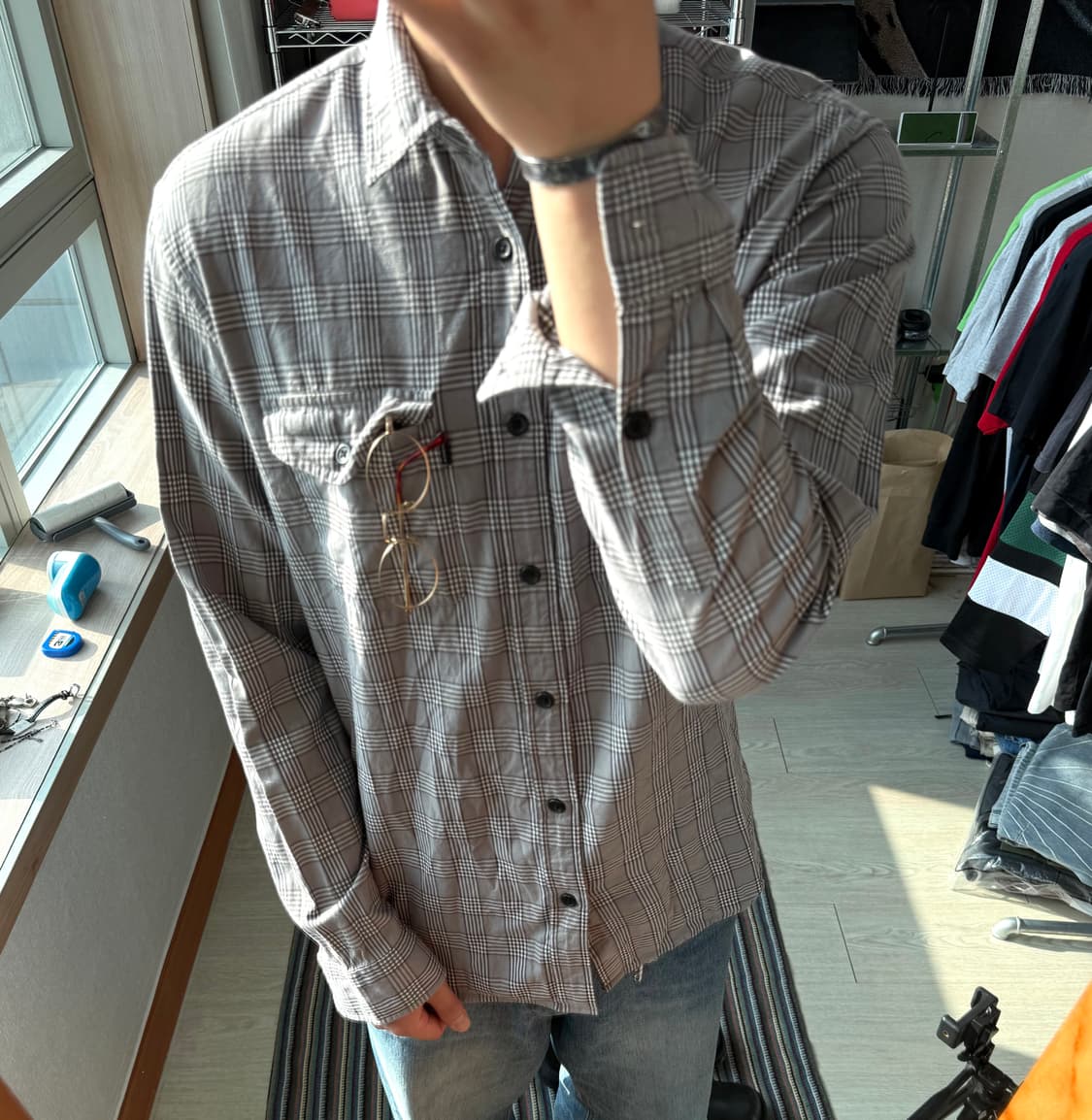 슈프림 체크 셔츠 상품이미지1