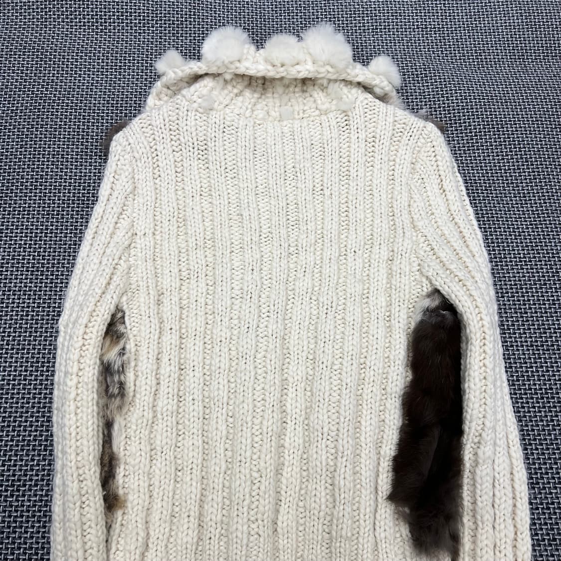 착샷O 빈티지 00‘s 그런지 리얼퍼 니트집업 상품이미지4