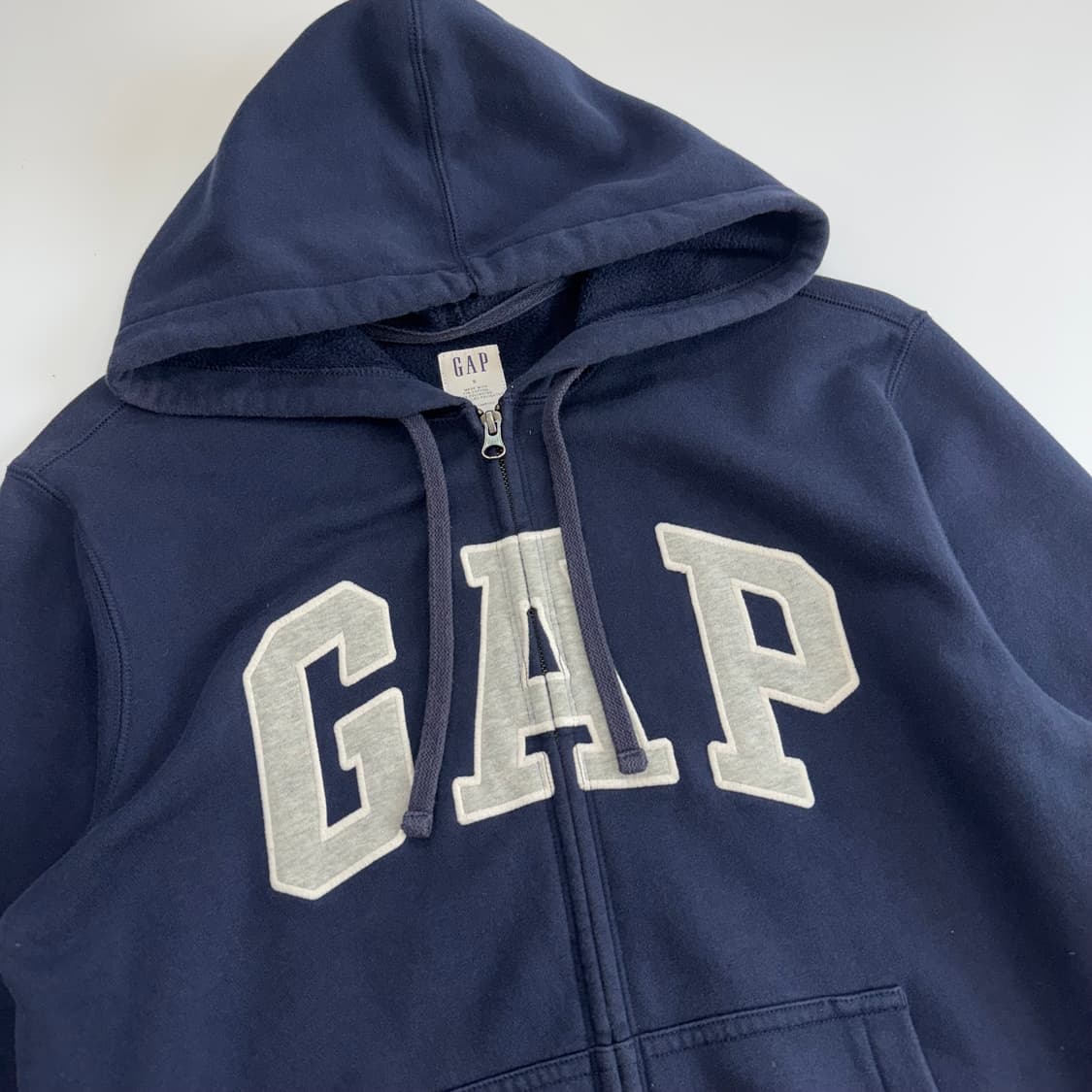 Gap 갭 그레이 로고 네이비 후드집업  상품이미지4