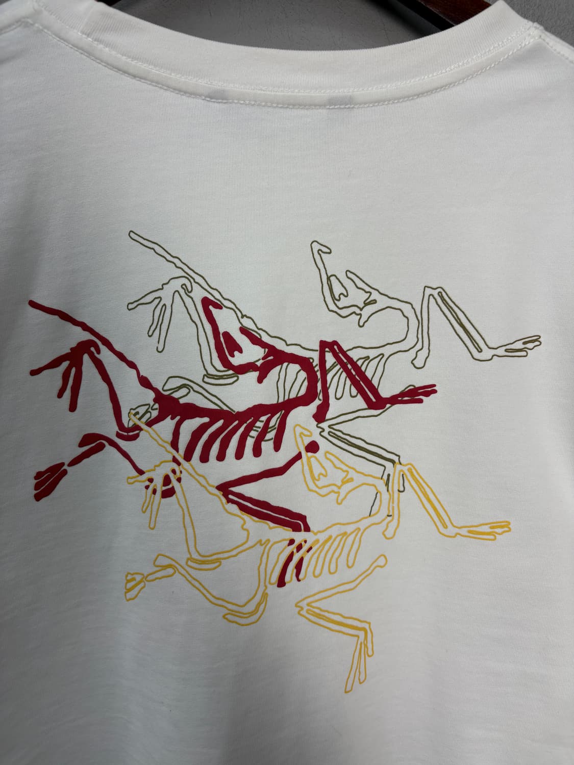 아크테릭스 아크멀디 버드 화이트 반팔 티셔츠 A3536 상품이미지5