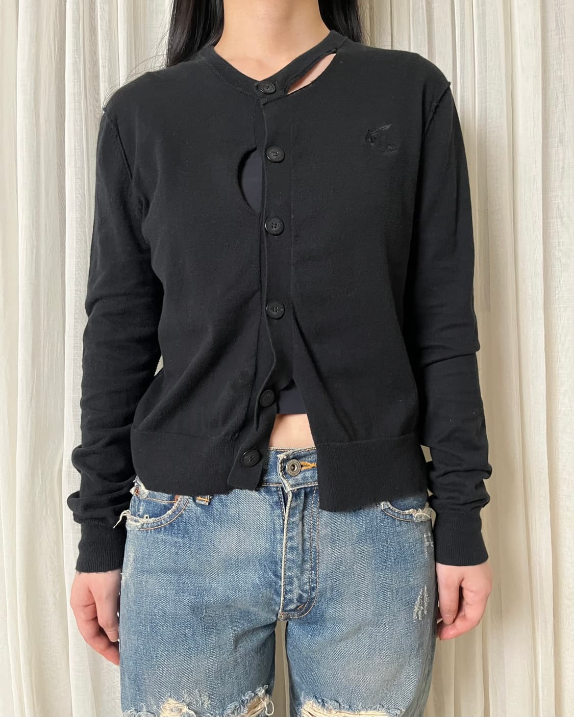 비비안웨스트우드 컷아웃 가디건 vivienne westwood 상품이미지1