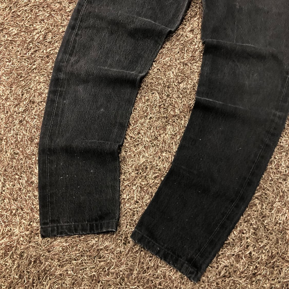 리바이스 501 블랙 워싱 흑청 데님 팬츠 상품이미지4